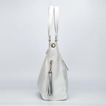 Handbag women's tassel 100% genuine leather shoulder fashion crossbody messenger purse hobos satchel