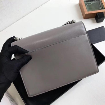 Handbags women luxury sunset bag real leather designer purse crossbody flap chain