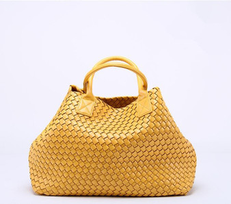 Bag ladies brand woven leather cross stitch hobo high-capacity handbag shoulder casual tote