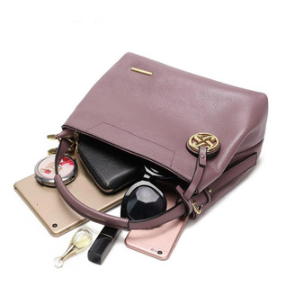Handbags women luxury bags designer genuine leather vintage shoulder bag tote