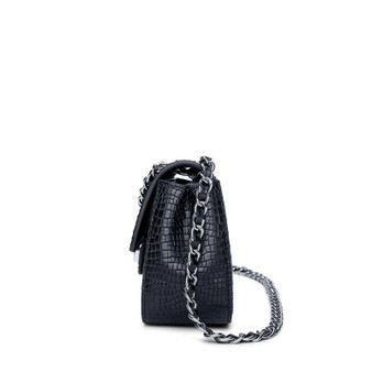 Bags women genuine leather shoulder fashion brand small messenger chains purses