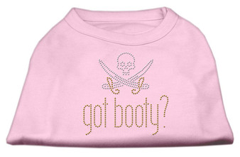 Got Booty? Rhinestone Shirts Light Pink