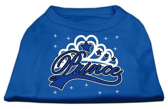 I'm A Prince Screen Print Shirts Blue