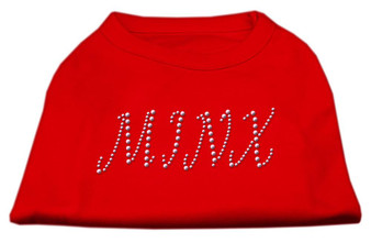 Minx Rhinestone Shirts Red