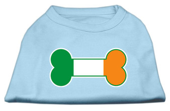 Bone Flag Ireland Screen Print Shirt Baby Blue