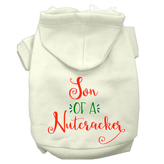 Son Of A Nutcracker Screen Print Dog Hoodie