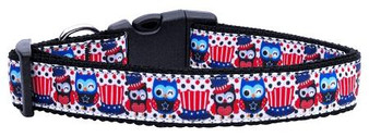 Proud Owls Nylon Dog Collar