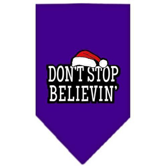 Dont Stop Believin Screen Print Bandana