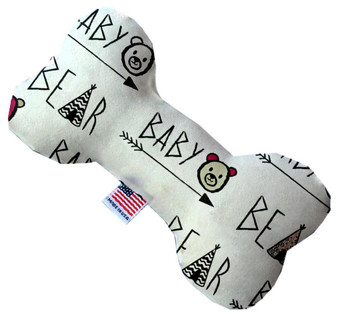 Baby Bear Inch Canvas Bone Dog Toy