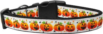 Pumpkin Parade Nylon Dog Collar