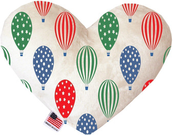 Hot Air Balloons Inch Heart Dog Toy