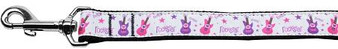 Rockstar Nylon Dog Leash Inch Wide Long