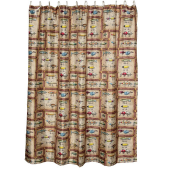 Rivers Edge Antique Lure Showercurtain 760