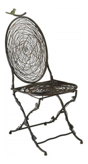 Muted Rust 39.5in. Bird Chair - Style: 7314020