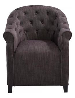 Charcoal Sultry 32 Inch Tall Wood Arm Chair - Style: 7795638