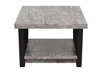 Coaster Home Furnishings Angled Leg Coffee Table, Black and Grey