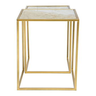 Zuo Calais Nesting Tables, Brass