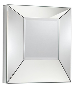 Clear 29.5 x 27.5 Pentallica Square Wood Frame Mirror - Style: 7317410