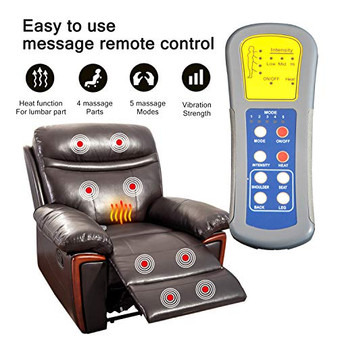Power Massage Reclining Chair with Heat and Massage Heated Vibrating Massage Recliner