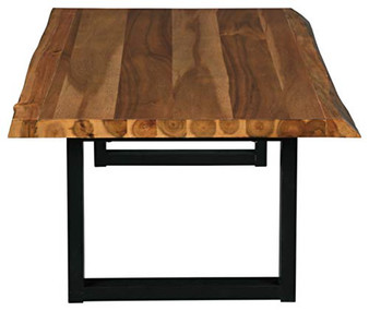 Signature Design by Ashley - Brosward Rectangular Coffee Table, Brown Wood/Black