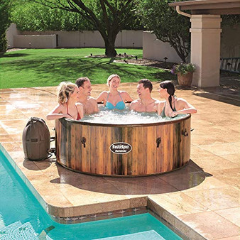 Bestway SaluSpa Helsinki AirJet 7 Person Inflatable Spa & Hot Tub Seat (2 Pack)