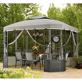 Sunjoy Replacement Canopy Set for L-GZ120PST-2 Bay Window Gazebo