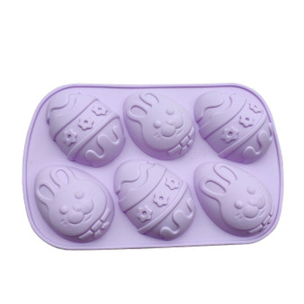 Easter Day Egg Shape Silicone Mold Gummy Animal Fondant Chocolate Candy Mould Cake Baking Decorating Tools Kitchen Bake Tool