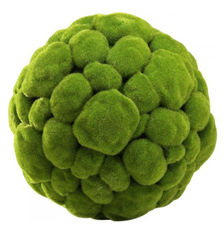 Moss Green Large Moss Sphere - Style: 7314394