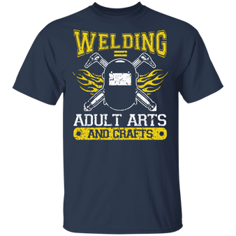 Welder adult arts and crafts t-shirt