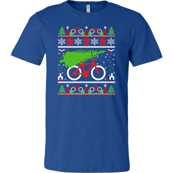 Cycling ugly Christmas T Shirt bike rider road bike