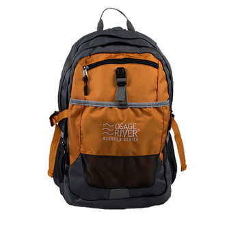 Osage River Osceola Series Daypack - Titanium/Orange