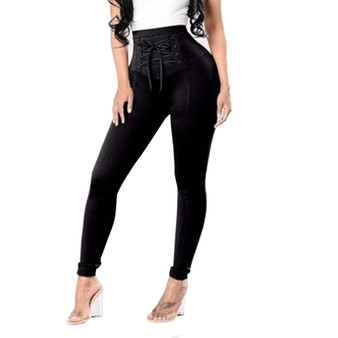 Blanca Fashion Stretch skinny Leggings Pencil Pants Bandage High Waist Trousers