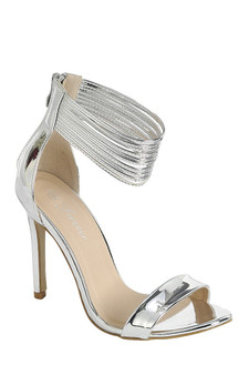 Ladies fashion simple, high heel sandal, peep almond toe, stiletto heel