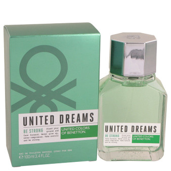 United Dreams Be Strong by Benetton Eau De Toilette Spray 3.4 oz (Men)