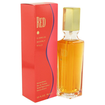 RED by Giorgio Beverly Hills Eau De Toilette Spray 3 oz (Women)