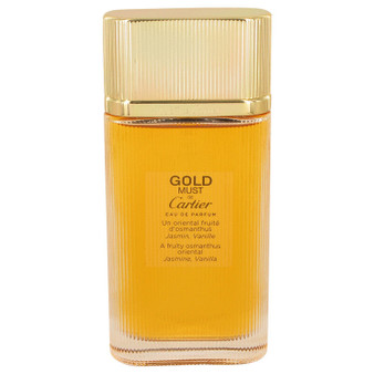 Must De Cartier Gold by Cartier Eau De Parfum Spray (Tester) 3.3 oz (Women)