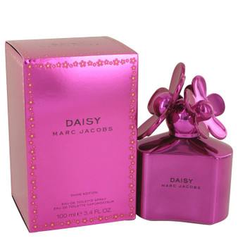 Daisy Shine Pink by Marc Jacobs Eau De Toilette Spray 3.4 oz (Women)