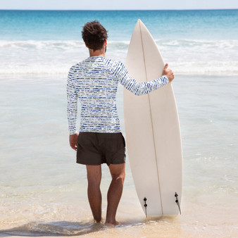 Men's Shibori Rash Guard