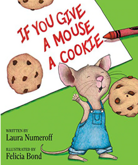 If You Give a Mouse a Cookie By Laura Joffe Numeroff English Picture Learning Card Story Book