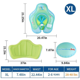 Baby Swimming Ring Inflatable Infant Floating Kids Float Swim Pool Accessories Circle Bath Inflatable Ring Toy For