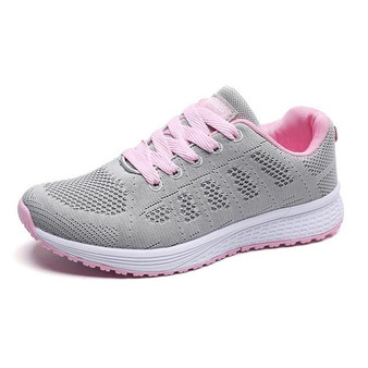 Hundunsnake Breathable Mesh Women's Athletic Shoes Sport Lady Sports Shoes White Running Shoes Women's Sneakers Chausure A-198