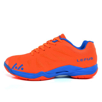 Volleyball Shoes Men Women Breathable Badminton Sneakers Orange Blue Training Volleyball Sneaker Men Lightweight Tennis Shoes