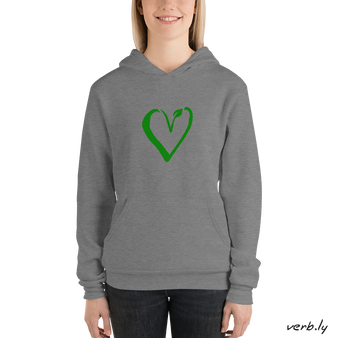 Vegan Heart unisex hoodie