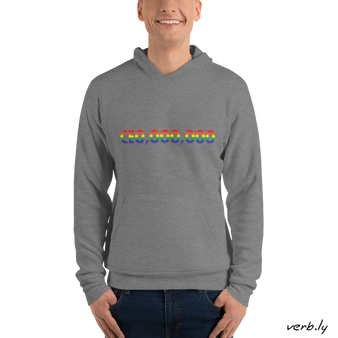 LGBT+ CE0,000,000 unisex hoodie
