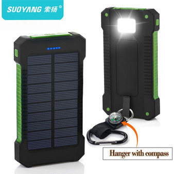 Hot Top Solar Power Bank Waterproof 30000mAh