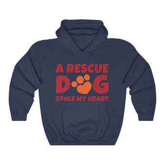 A Rescue Dog Stole My Heart Hoodie