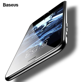 Baseus 0.23mm Screen Protector Tempered Glass For iPhone 8 7 6 s 6s Plus 3D Soft Edge Narrow Side PET Full Cover Thoughened Film
