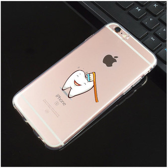 Tooth Design Soft Silicone Case Covers