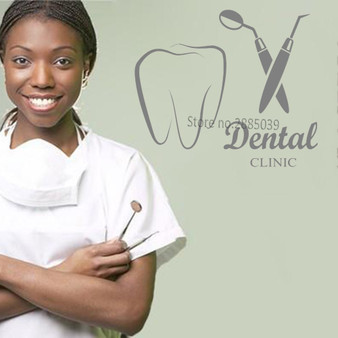 Dental Clinic Logo Quote Wall Decal