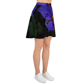 Skater Skirt - Italian Style - Saffron Flower. Size: XS-S-M-L-XL-2XL-3XL